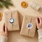 Wrapables 1.5 Inch Christmas Stickers Label Roll, Christmas Stickers for Sealing Cards, Envelopes, Gift Boxes, Festive Party Favors (500pcs), Silly Santa